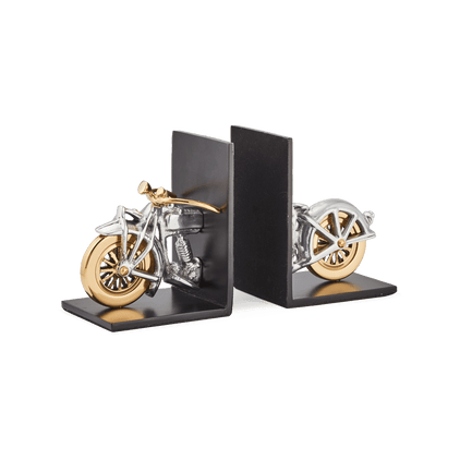 Pendulux Motorcycle Bookends Aluminum