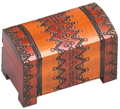 Polish Handcarved Wooden Box - Chest Box