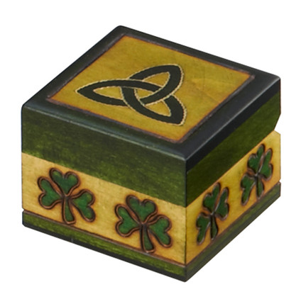 Polish Handcarved Wooden Box - Celtic Box #1