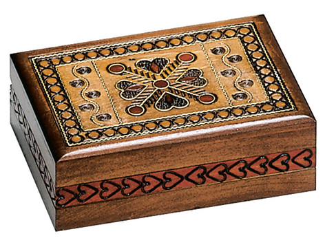 Polish Handcarved Wooden Box - All Purpose Box #1