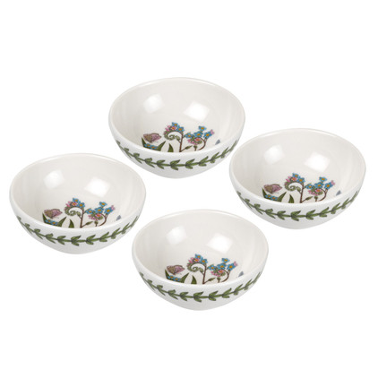 Portmeirion Botanic Garden Classics Bowls Set of 4 Low Bowl (Forget-Me-Not)