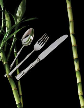 Ricci Flatware Bamboo 2-Piece Salad Serving Set