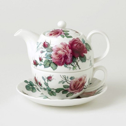 Roy Kirkham English Rose Tea for One Stacking Teapot Set