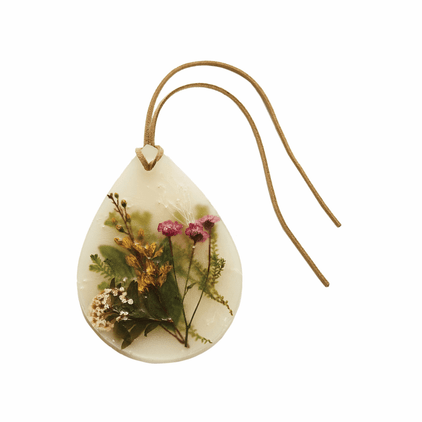 Rosy Rings Teardrop Botanical Sachet - Lemon Blossom & Lychee