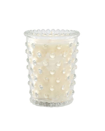 Simpatico 3.5oz Votive Hobnail Candle - White Flower