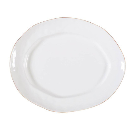 Skyros Designs Cantaria Large Oval Platter White