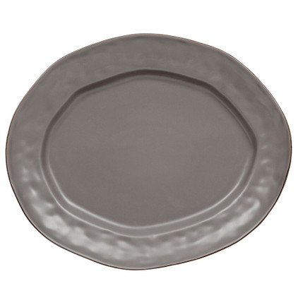 Skyros Designs Cantaria Lg Oval Platter Charcoal