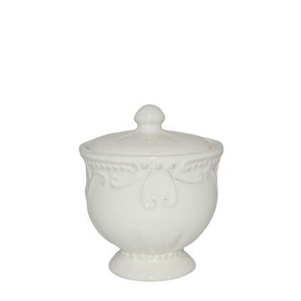 Skyros Designs Isabella Covered Sugar Bowl - Ivory