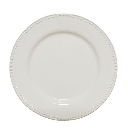 Skyros Designs Isabella Charger Plate 13.25 - Ivory