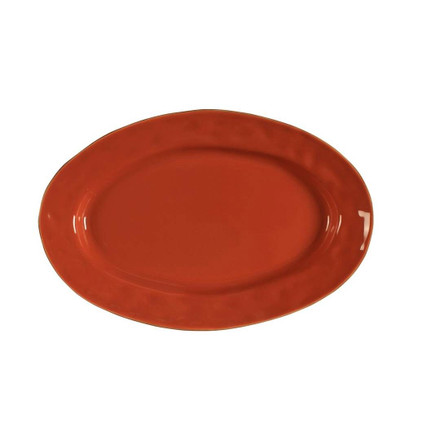 Skyros Designs Cantaria Small Oval Platter Persimmon