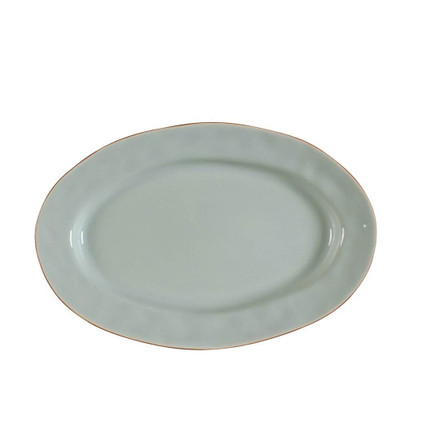 Skyros Designs Cantaria Small Oval Platter Sheer Blue