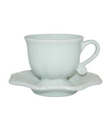 Skyros Designs Isabella Cup & Saucer Set - Ice Blue