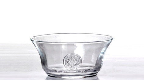 Skyros Legado Initialed Glass Cereal Bowl