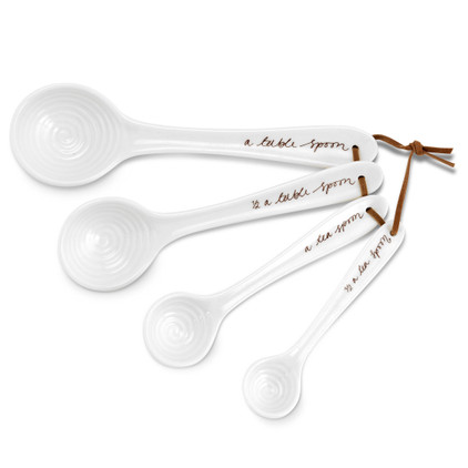 Portmeirion Sophie Conran White Measuring Spoons set of 4