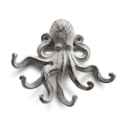 SPI Home Floating Octopus Key Hooks Pack of 4