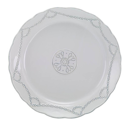 Skyros Designs Villa Beleza Large Round Platter Vintage White