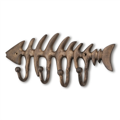 SPI Home Fish Skeleton Coat Hook