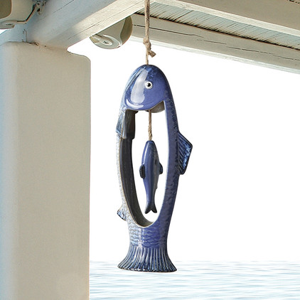 SPI Home Fish Duo Ceramic Windchime