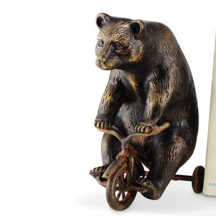 SPI Home Bear on Trike Paperweight