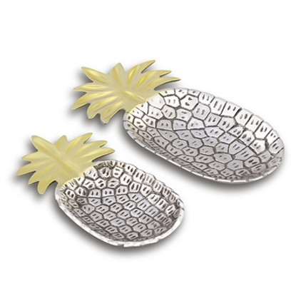 SPI Home Pineapple Nested Trays Set of 2