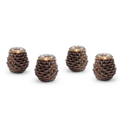 SPI Home Pinecone Votive Candleholders