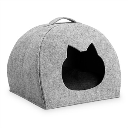 SPI Home Portable Pet Bed with Cat Head