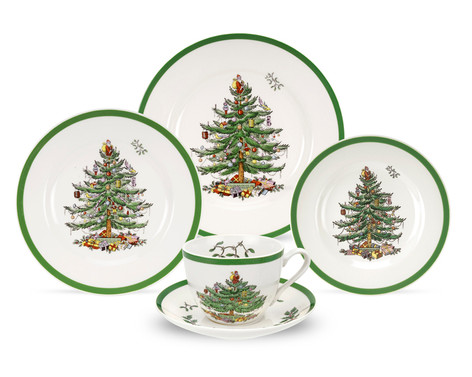 Spode Christmas Tree 5-Piece Placesetting