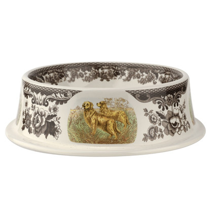 Spode Woodland Hunting Dogs Pet Bowl (Assorted Dogs)