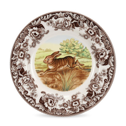 Spode Woodland Rabbit Dinner Plate