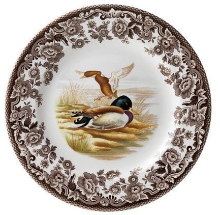 Spode Woodland 8 inch Salad Plate- Mallard