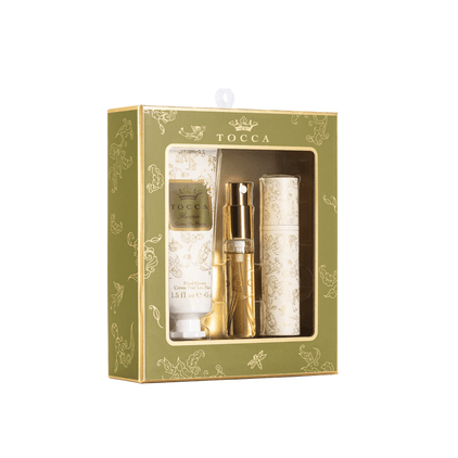 Tocca Florence On-The-Go Set: 7.5mL EDP, 45mL Hand Cream, Metal Case