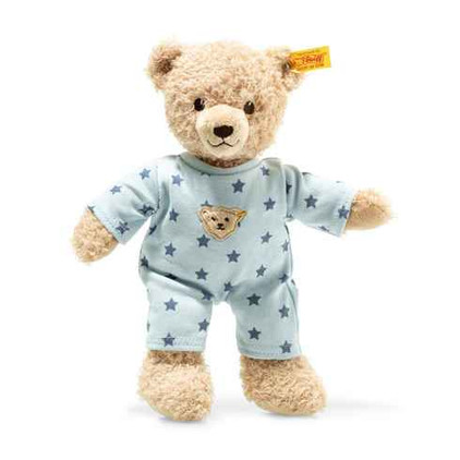Steiff Teddy And Me Teddy Bear Boy Baby With Pajama Beige/Blue