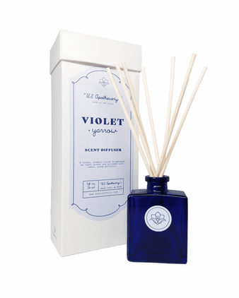 US Apothecary 8oz Diffuser Kit - Violet/Yarrow