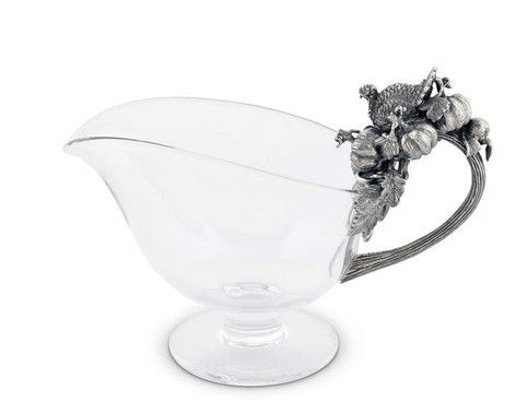 Vagabond House Glass Gravy boat - Harvest Turkey