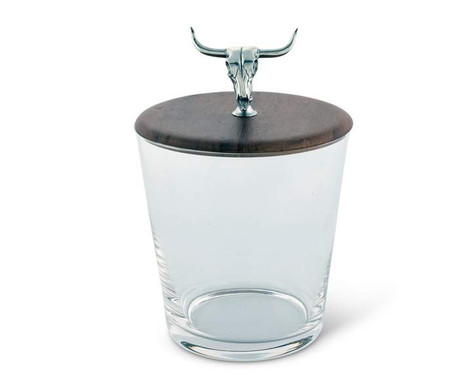 Vagabond House Glass Ice bucket - Cow skull