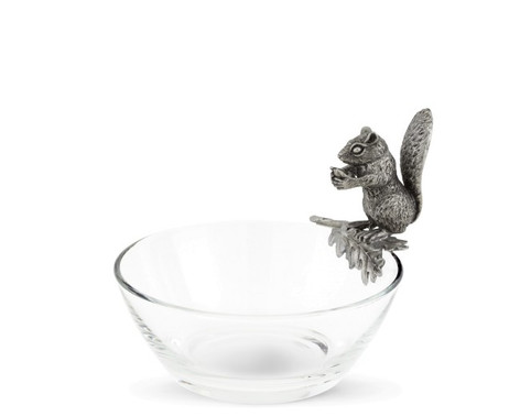 Vagabond House Glass Squirrel Nut Bowl
