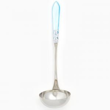 Vietri Aladdin Brilliant Light Blue Soup Ladle