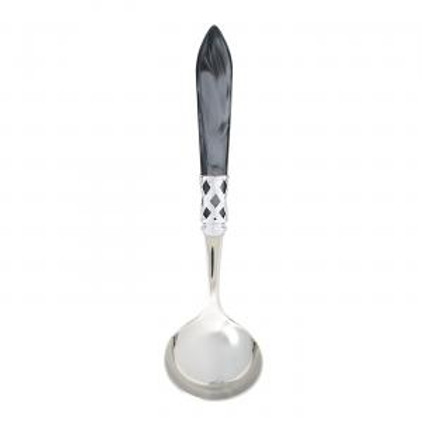 Vietri Aladdin Brilliant Charcoal Sauce Ladle