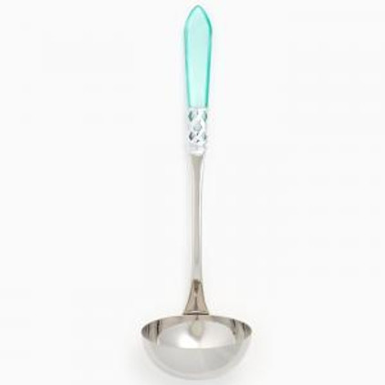 Vietri Aladdin Brilliant Aqua Soup Ladle