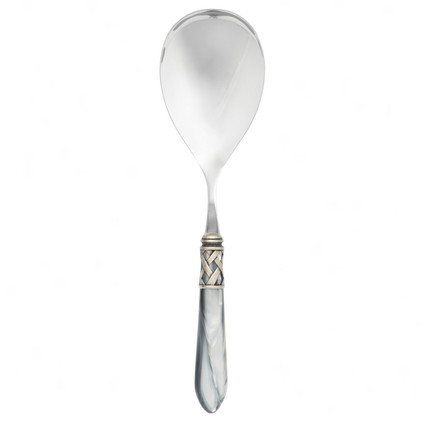 Vietri Aladdin Antique Light Gray Serving Spoon