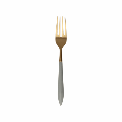 Vietri Ares Oro & Light Gray Serving Fork