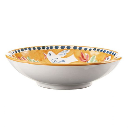 Vietri Campagna Bird Uccello 8.75 D Coupe Pasta Bowl