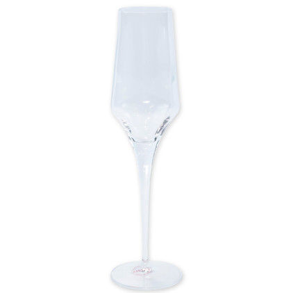 Vietri Contessa Clear Champagne Glass