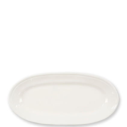 Vietri Fresh Linen Narrow Oval Platter
