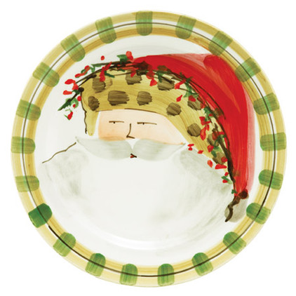 Vietri Old St. Nick Dinner Plate - Animal