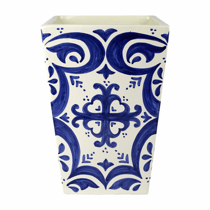 Vietri Mosaico Cobalt Large Square Umbrella Stand