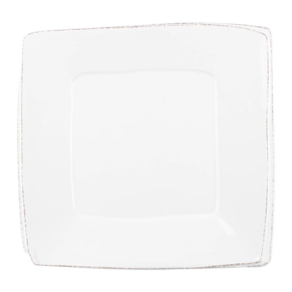 Vietri Lastra White Square Platter