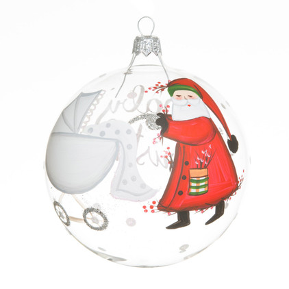 Vietri Old St. Nick Babys First Christmas Ornament