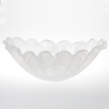 Vietri Onda Glass Centerpiece
