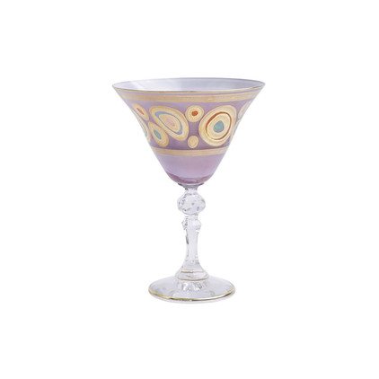 VIETRI Regalia Purple Martini Glass